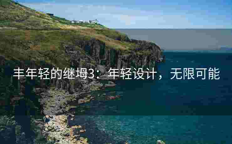 丰年轻的继坶3：年轻设计，无限可能