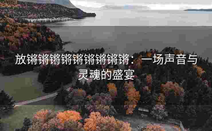 放锵锵锵锵锵锵锵锵锵：一场声音与灵魂的盛宴