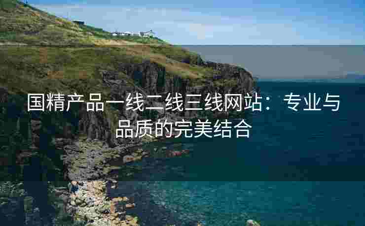 国精产品一线二线三线网站：专业与品质的完美结合