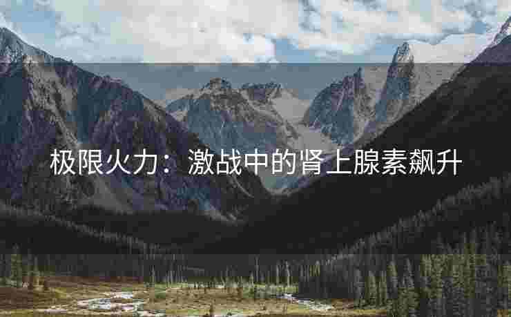 极限火力：激战中的肾上腺素飙升