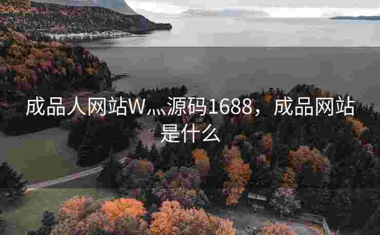 成品人网站W灬源码1688，成品网站是什么