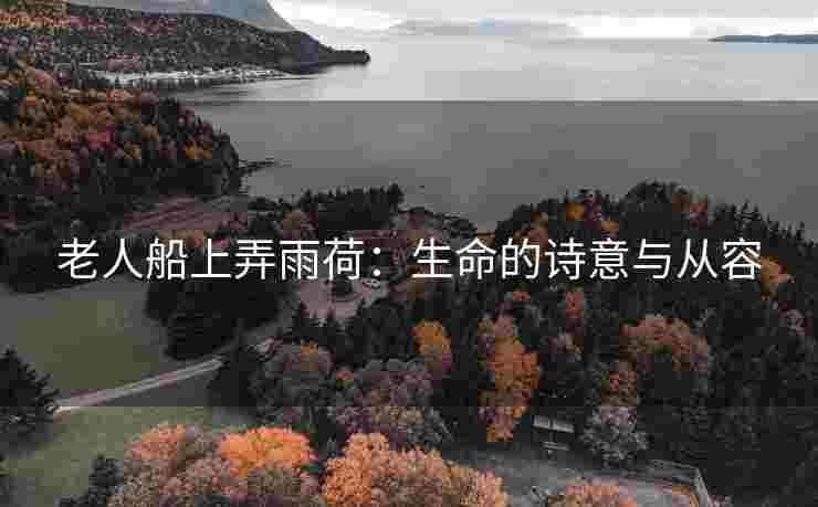 老人船上弄雨荷：生命的诗意与从容