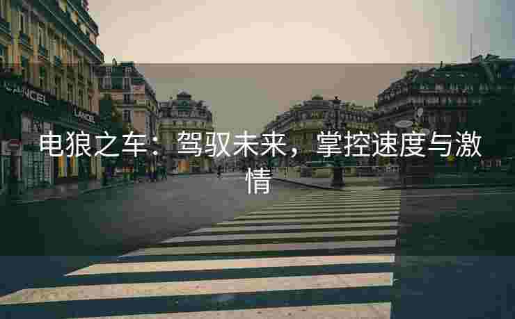 电狼之车：驾驭未来，掌控速度与激情