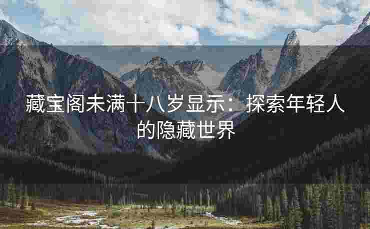 藏宝阁未满十八岁显示：探索年轻人的隐藏世界