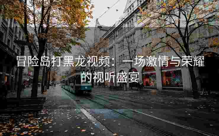 冒险岛打黑龙视频：一场激情与荣耀的视听盛宴